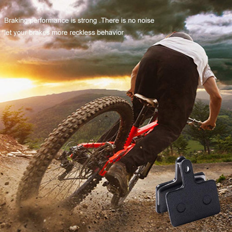 Panmout Bike Brake Pads, Best Tek Disc Brake Pads for Shimano M315 M355 M515 M525 C501 C601 M375 M395 M415 M416 M446 M465 M475 M485 M486 and Replacement Other Same Desgin Bicycle Disc Brake Pads (2 Pairs) - Image 4